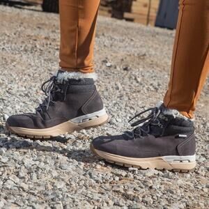 Rockport Size 11 W Gray Pulse Tech Work Boots Leather Waterproof Comp-Toe P8-10